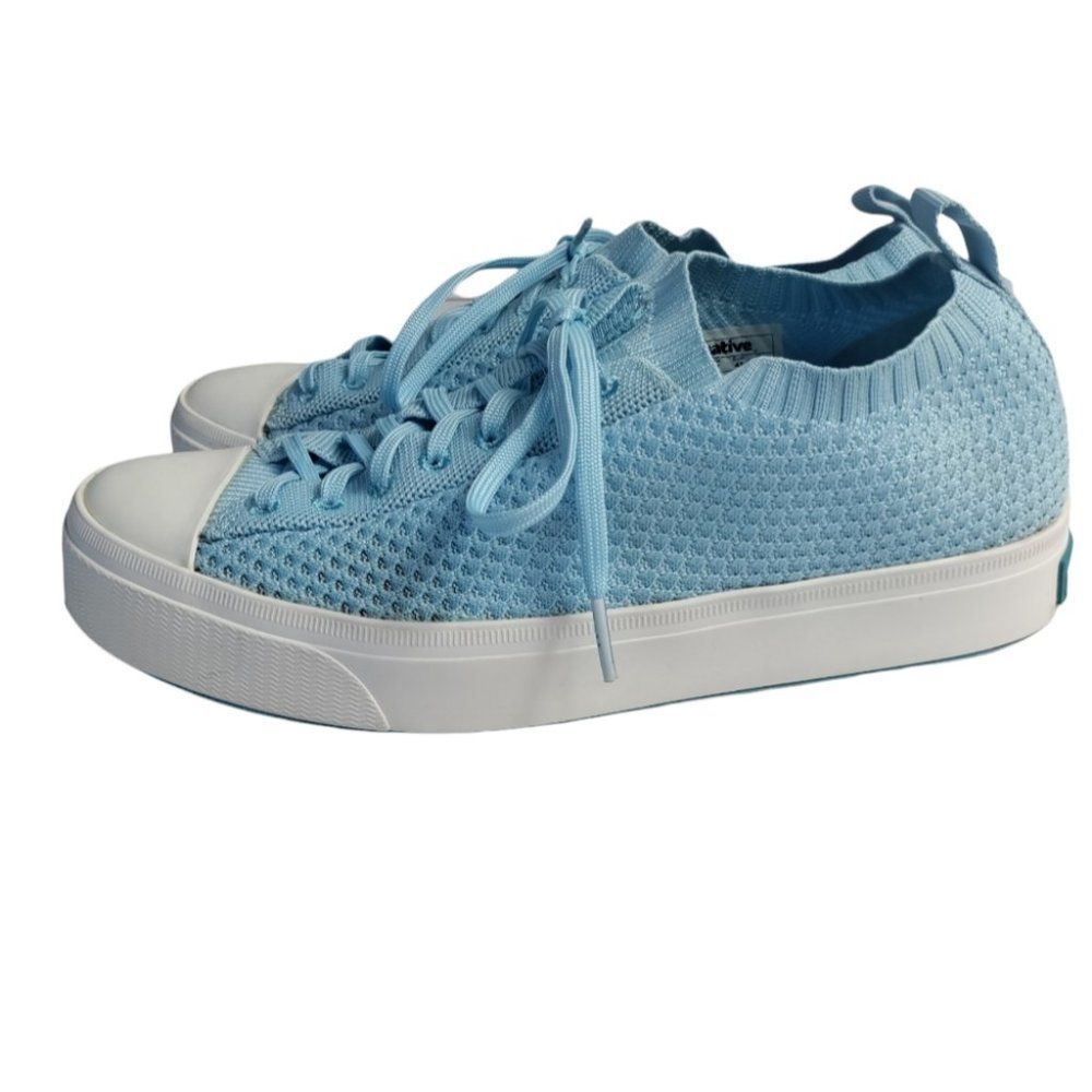 Native Jefferson liteknit blue adult shoes Men's size 8, Women's size 10